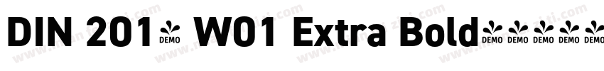 DIN 2014 W01 Extra Bold字体转换